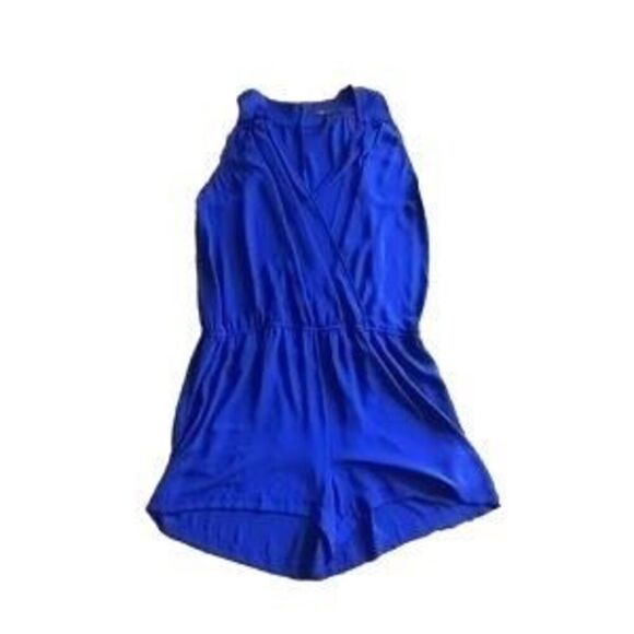 BCBGMaxAzria Romper in Rich and Vibrant Blue - Picture 1 of 9